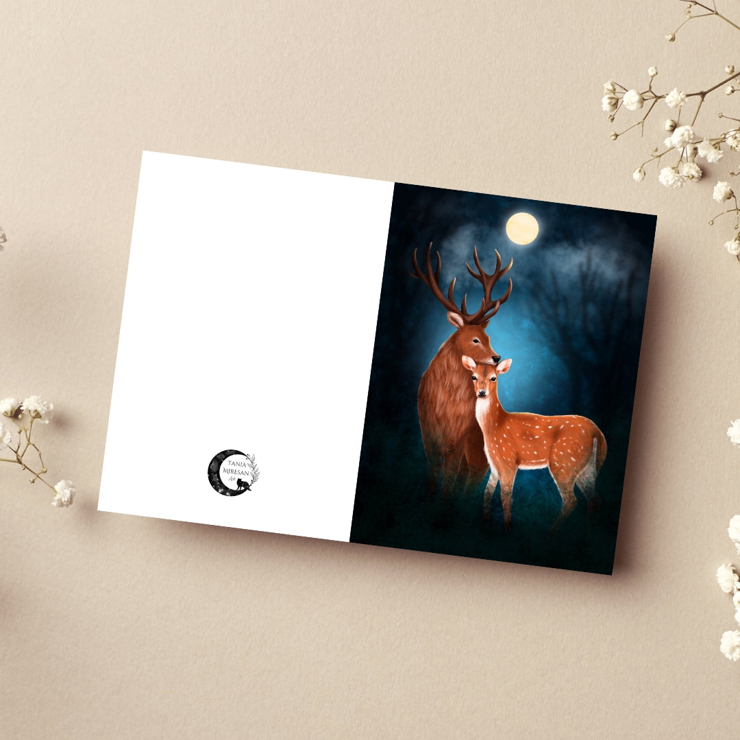 Deer Couple Card