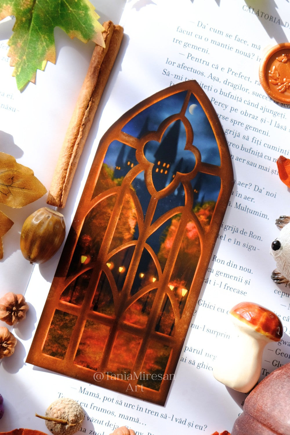 Autumn Castle Bookmark