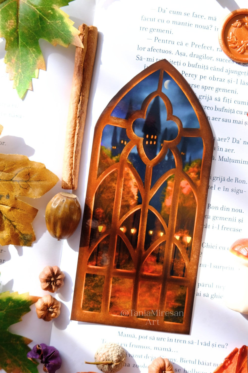 Autumn Castle Bookmark