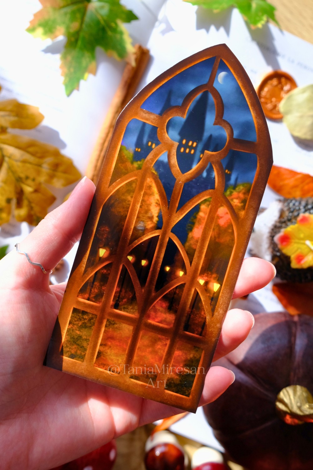 Autumn Castle Bookmark