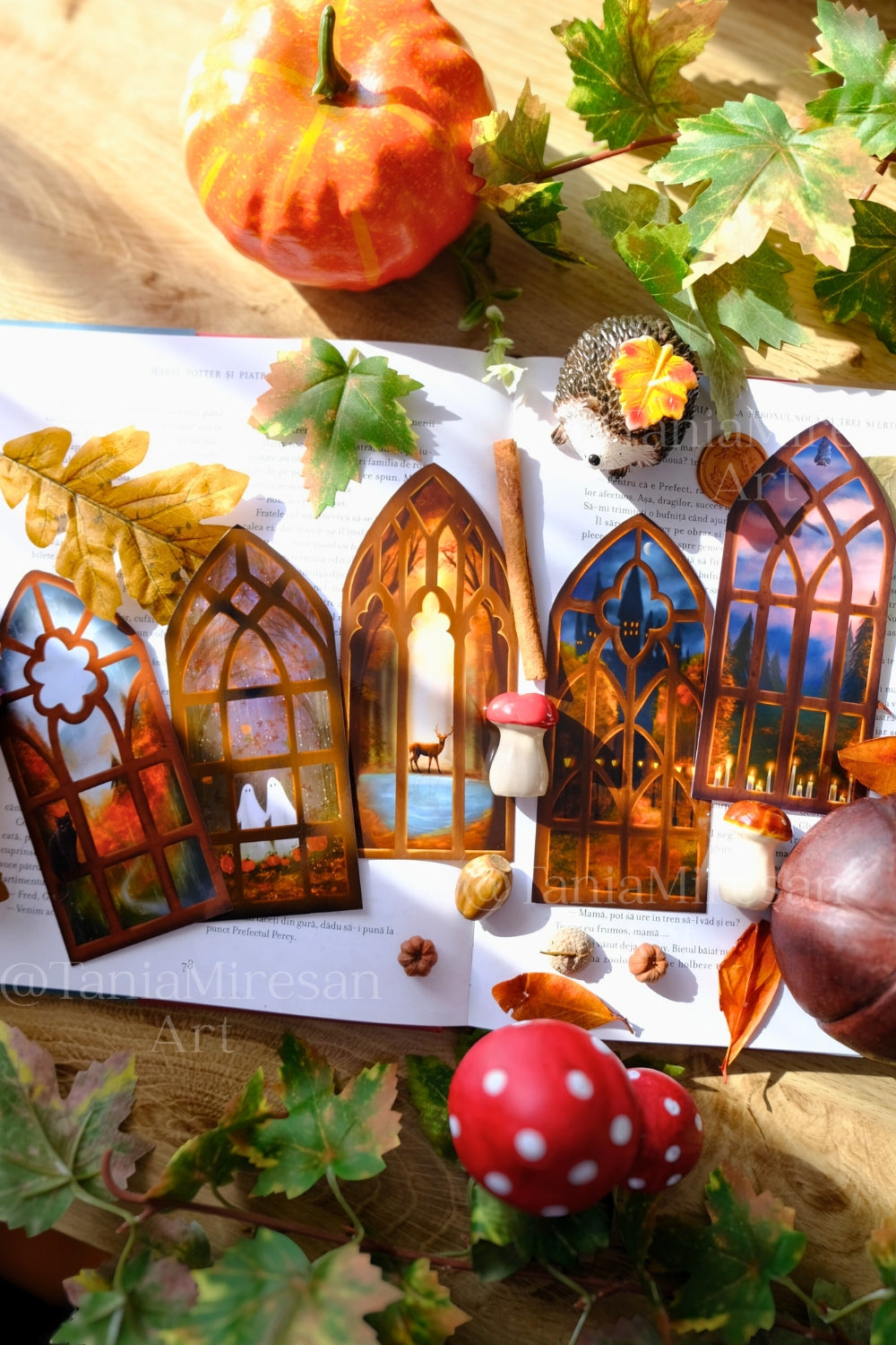 Autumn Realms - Set of 5 Bookmarks