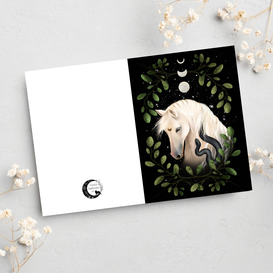 Whimsical Horse Card