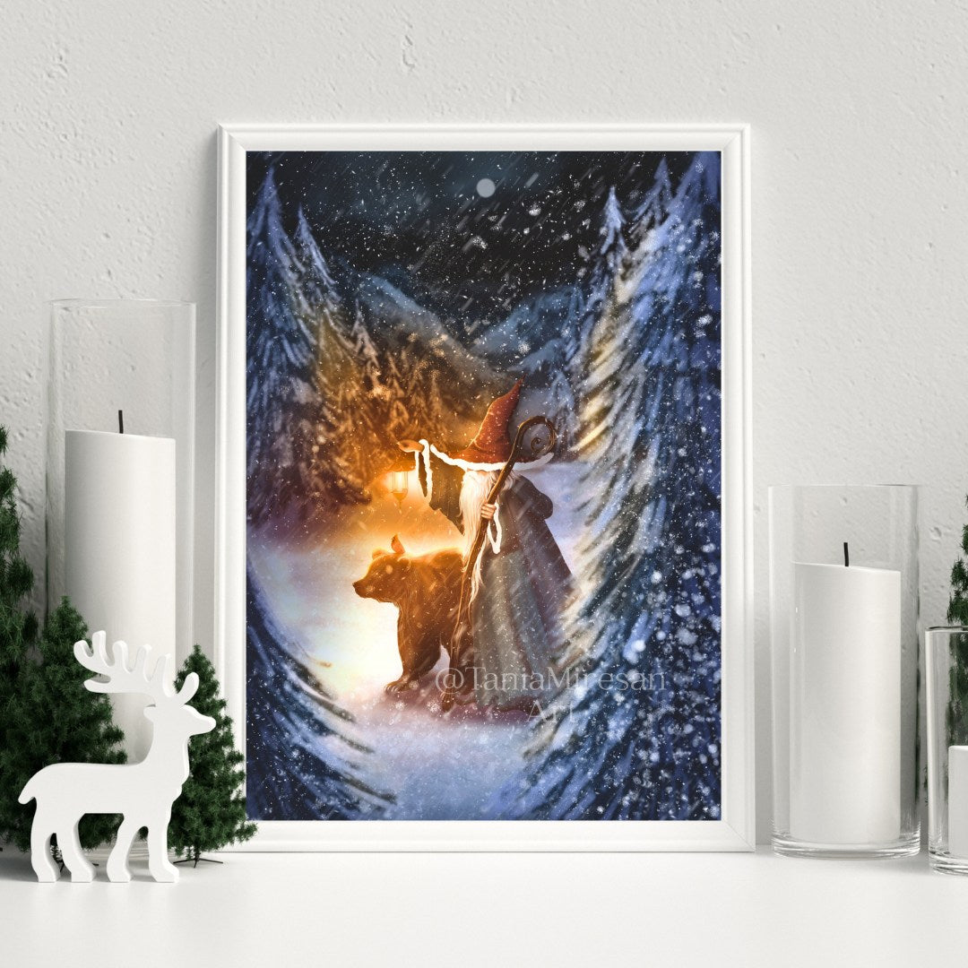 Winter Wizard Fine Art Print