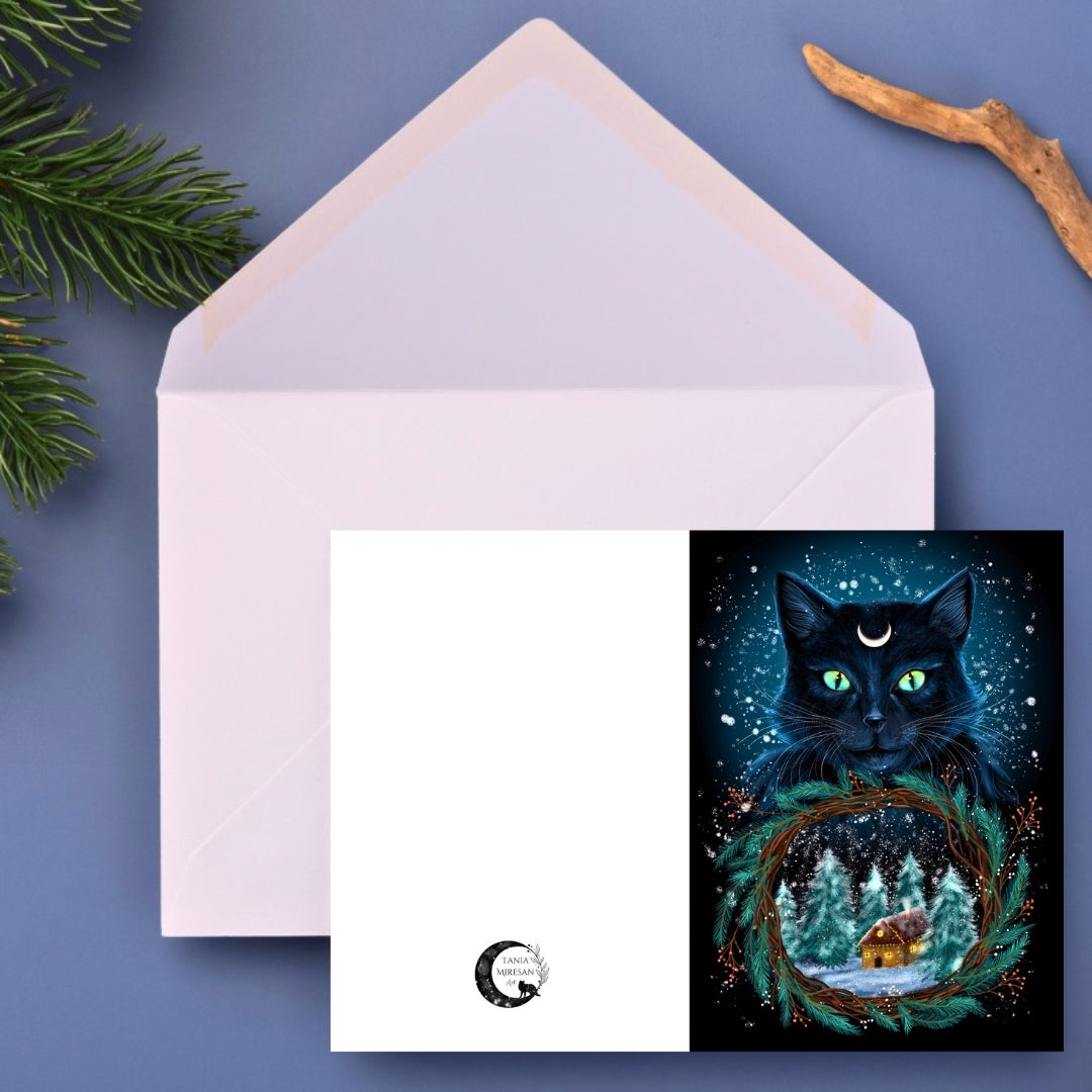 Yule Cat Christmas Card