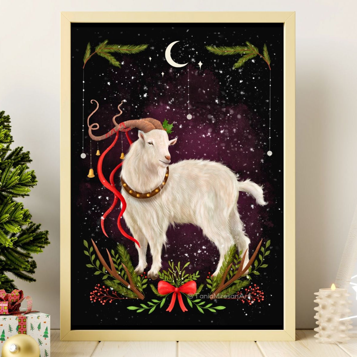 Yule Goat Fine Art Print