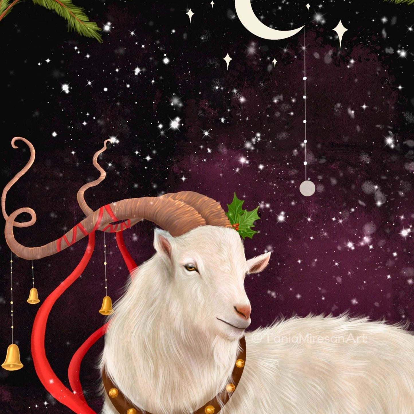 Yule Goat Fine Art Print