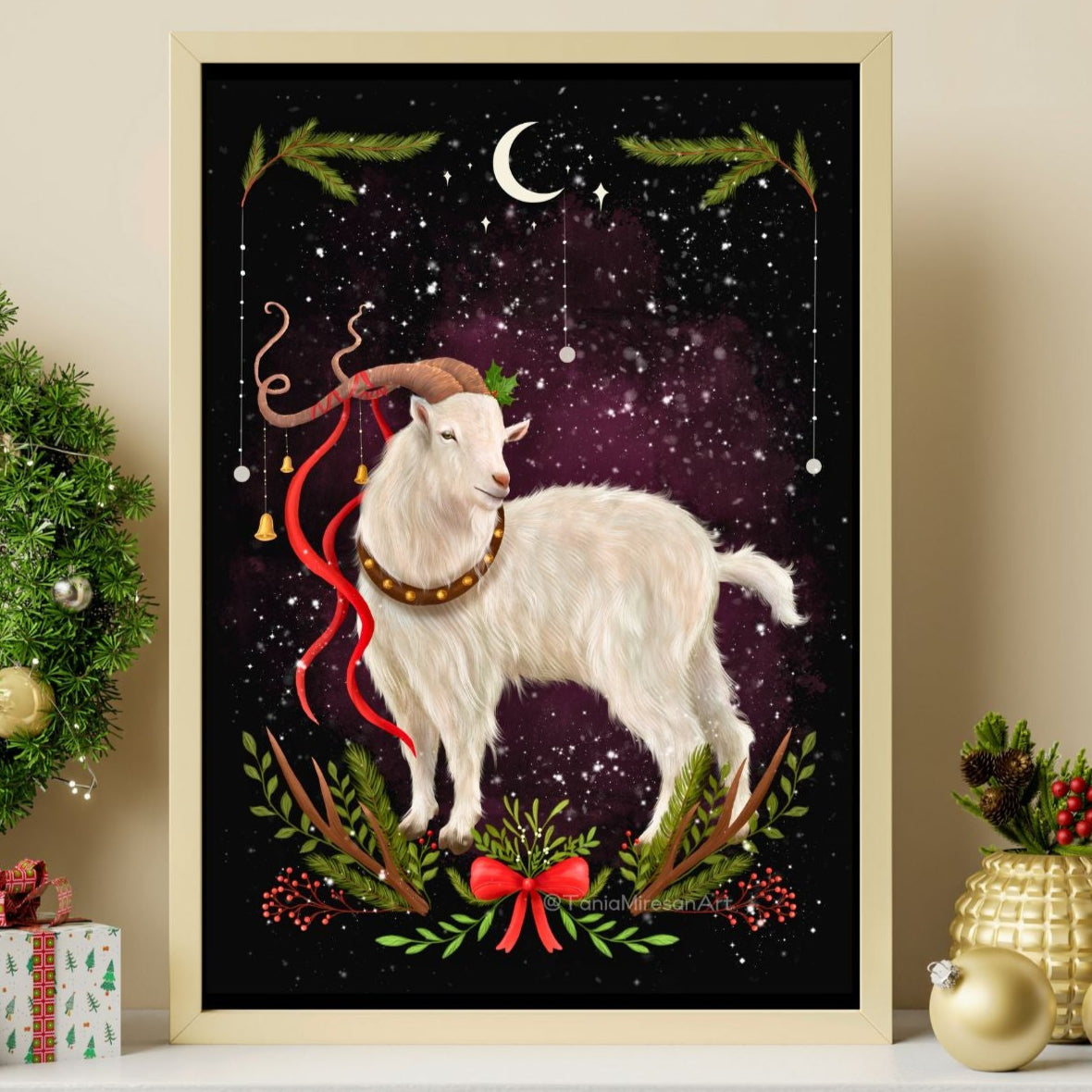 Yule Goat Fine Art Print