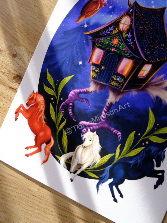 Baba Yaga's Hut Fine Art Print