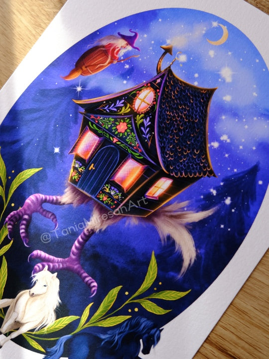 Baba Yaga's Hut Fine Art Print