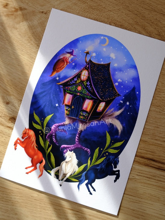 Baba Yaga's Hut Fine Art Print