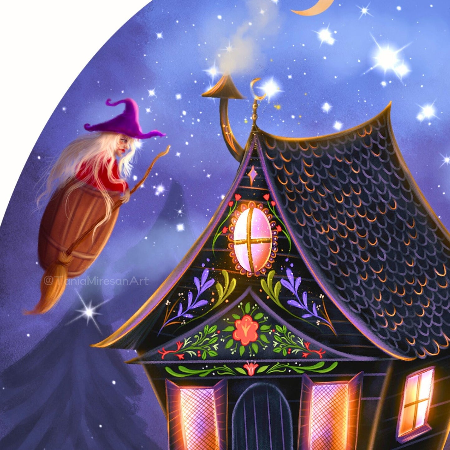 Baba Yaga's Hut Fine Art Print