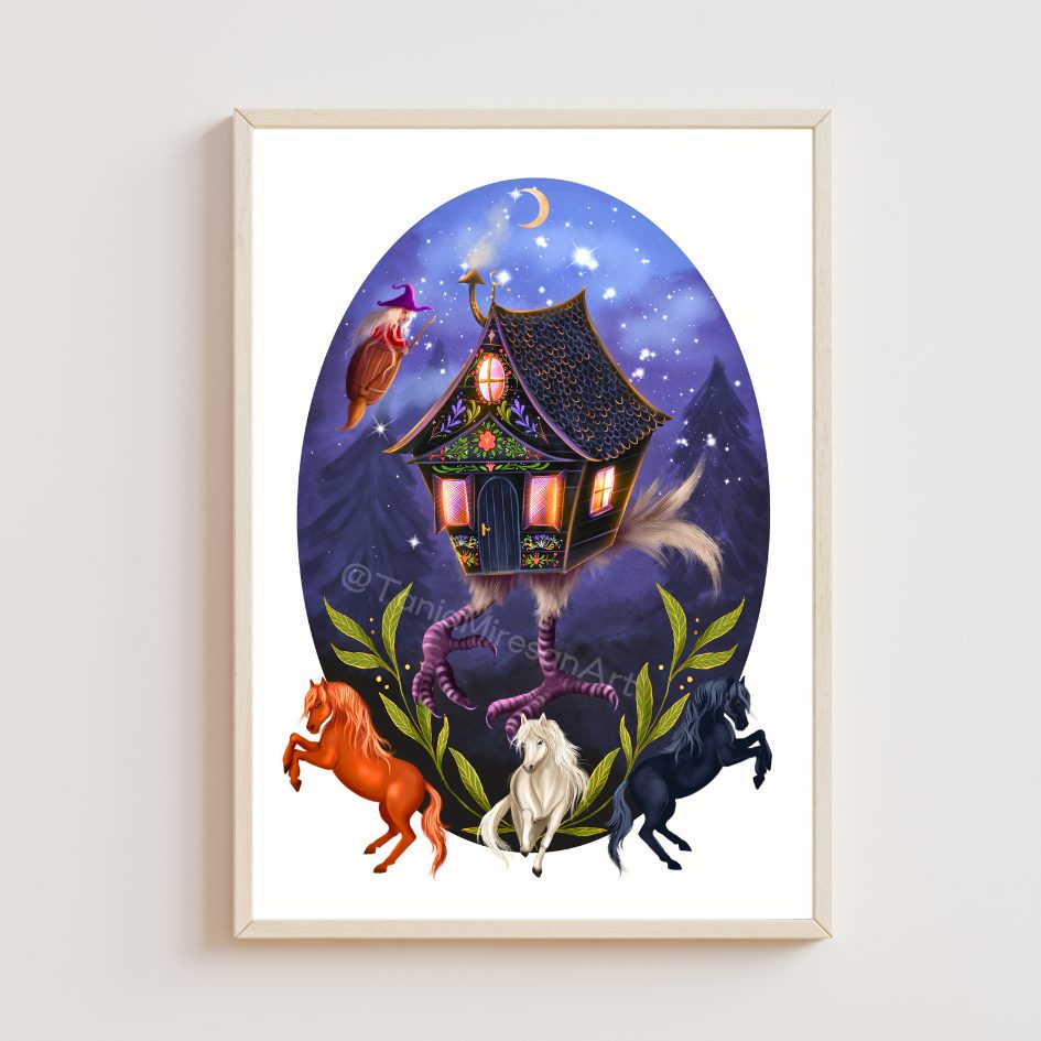 Baba Yaga's Hut Fine Art Print