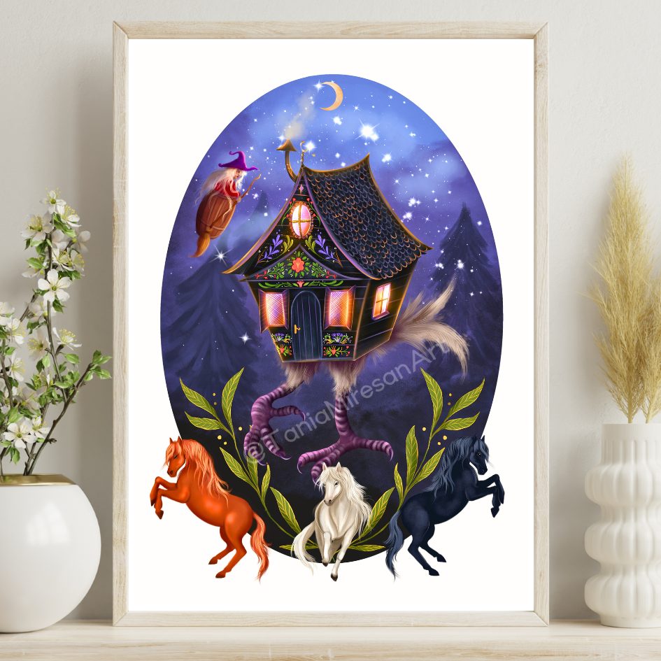 Baba Yaga's Hut Fine Art Print