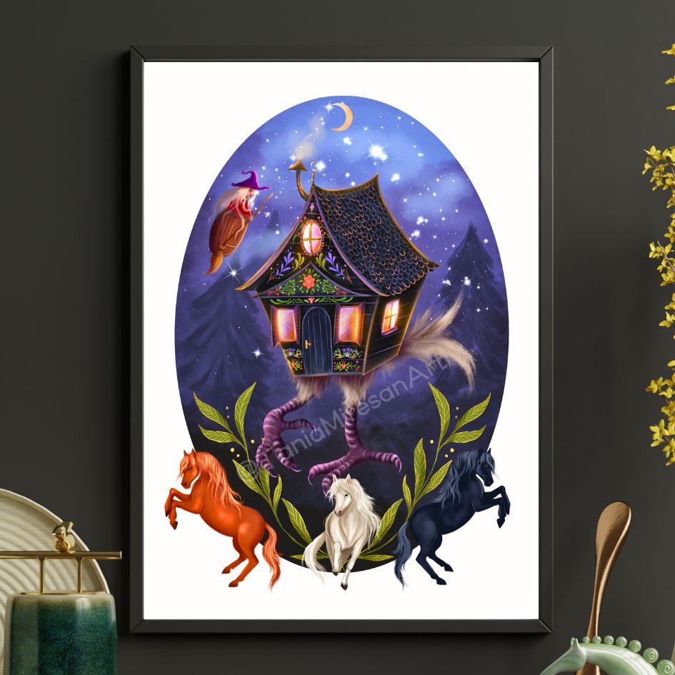 Baba Yaga's Hut Fine Art Print