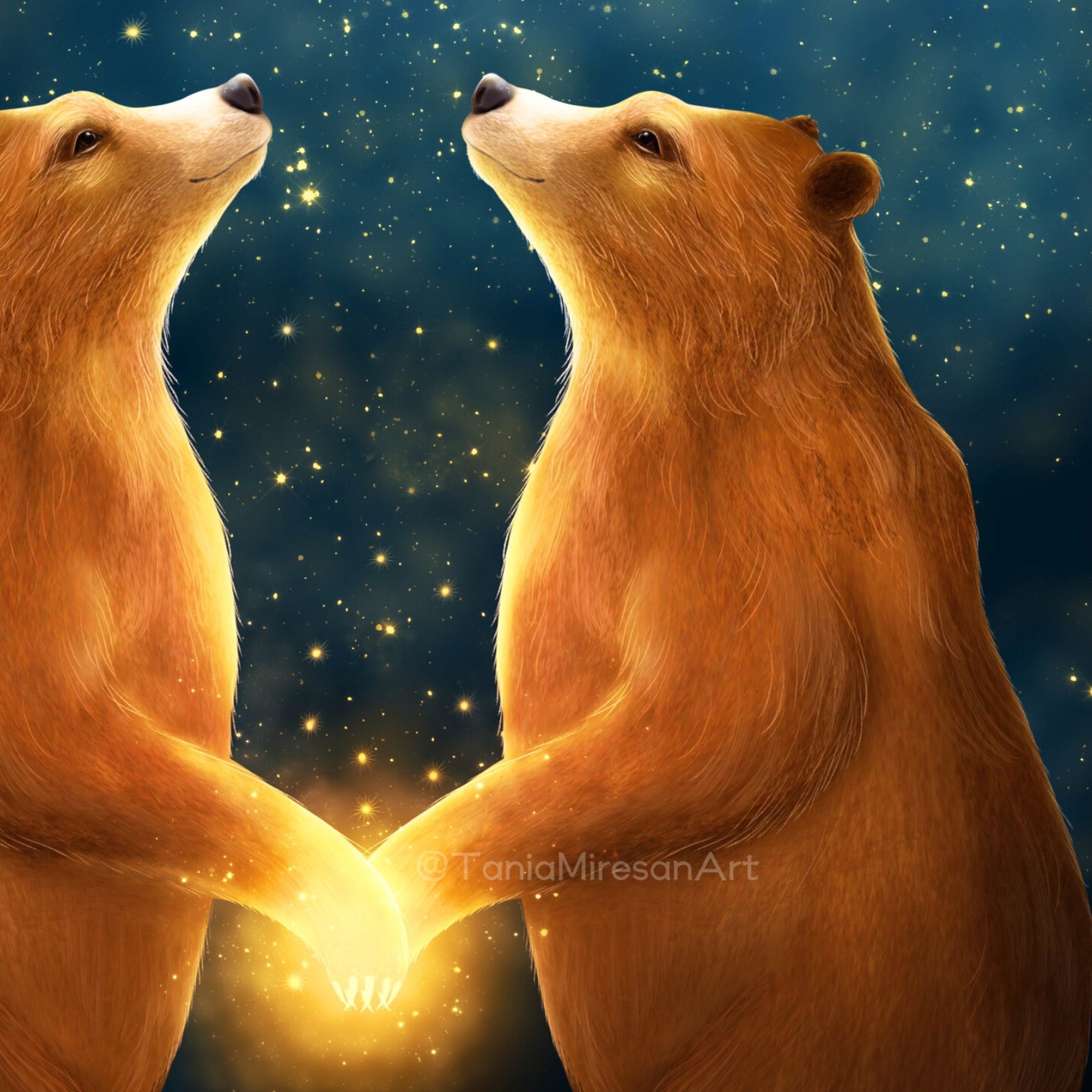 Bear Couple Fine Art Print