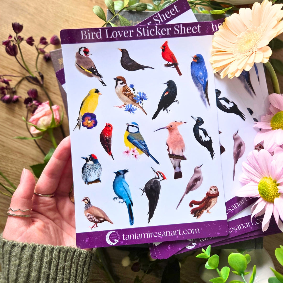 Bird Lover Sticker Sheet