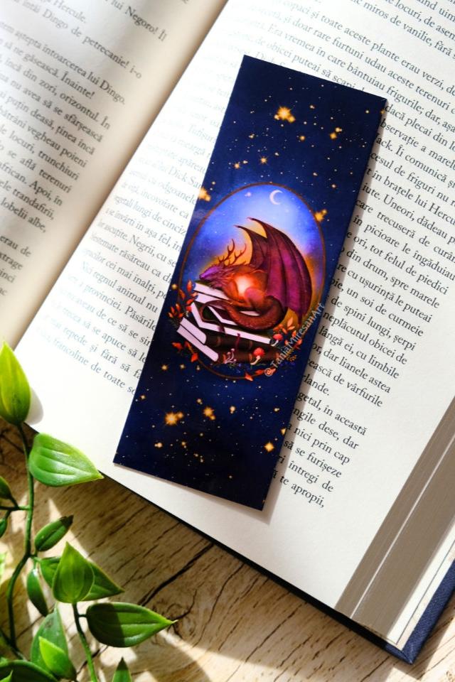 Book Dragon Bookmark