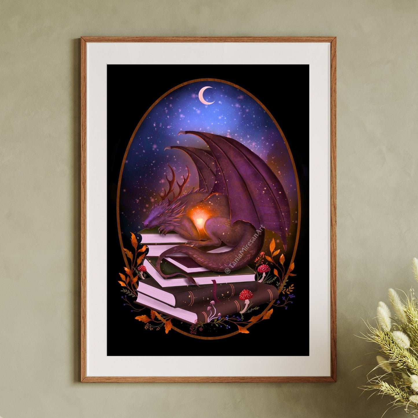 Book Dragon Fine Art Print