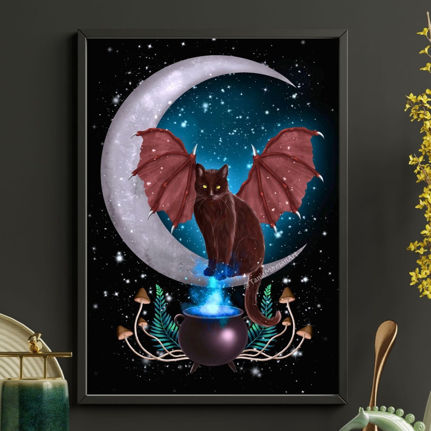 Bat Cat Fine Art Print