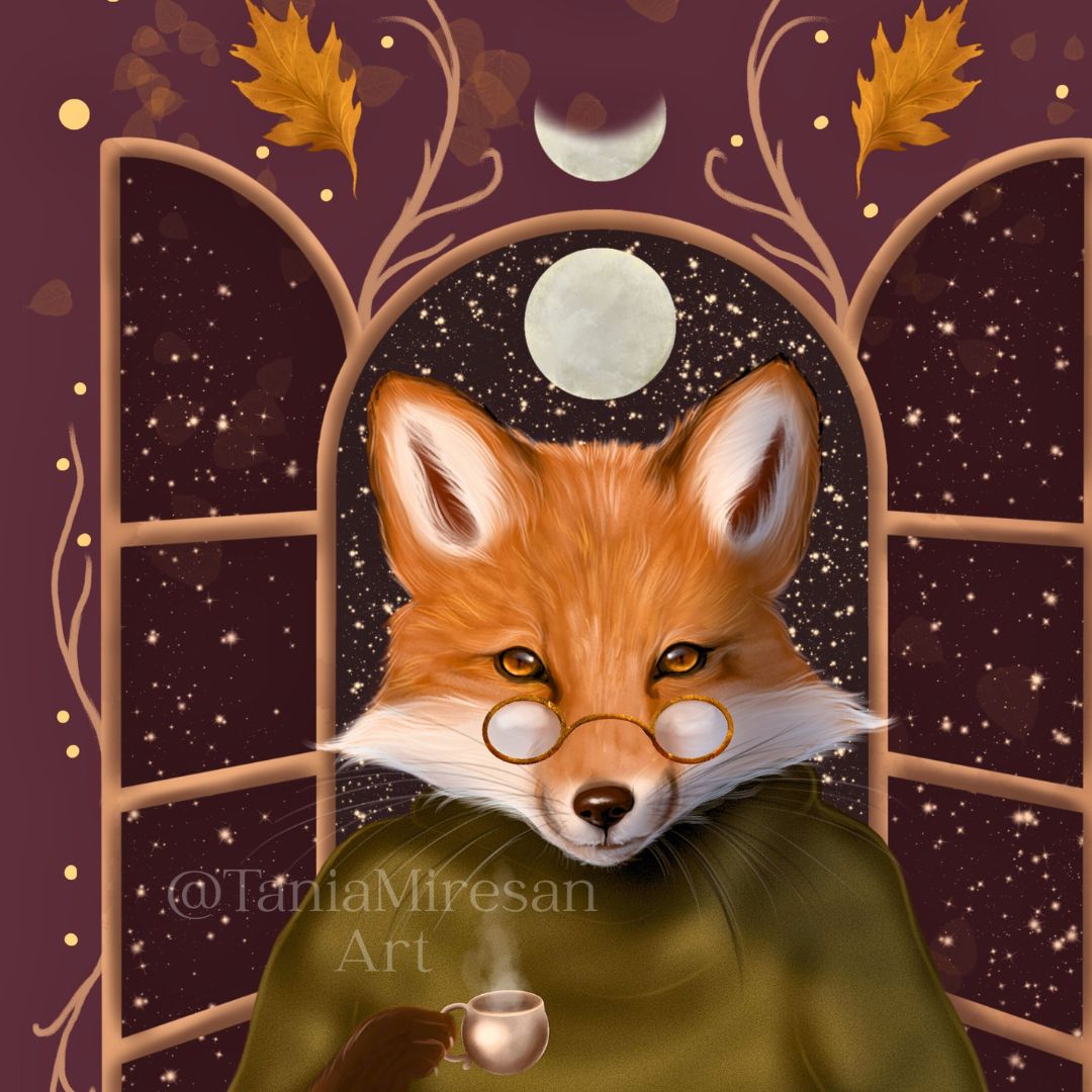 Cozy Fox Fine Art Print