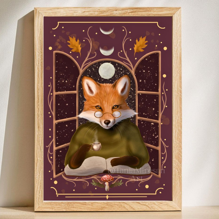 Cozy Fox Fine Art Print