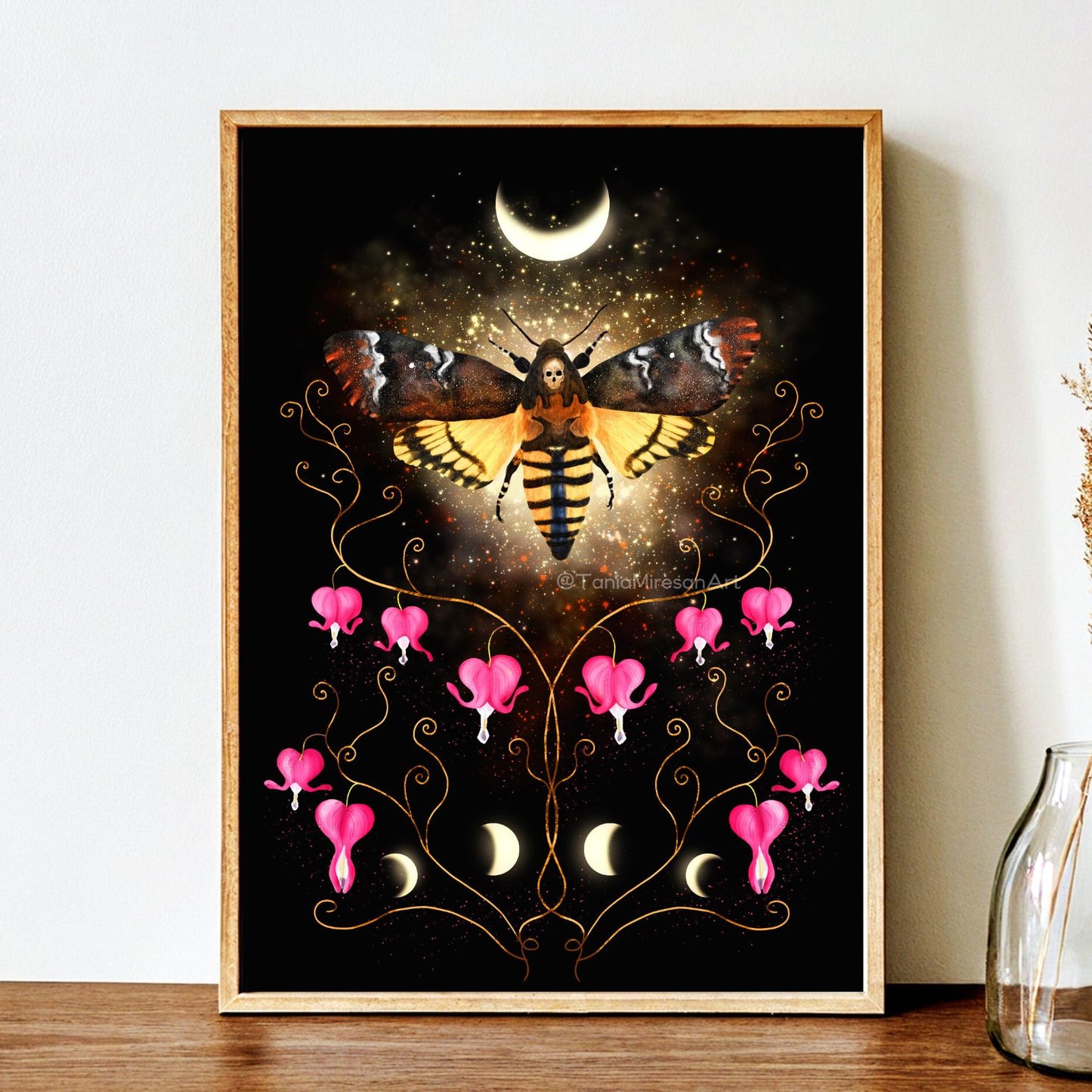 Death's-head Hawkmoth Fine Art Print