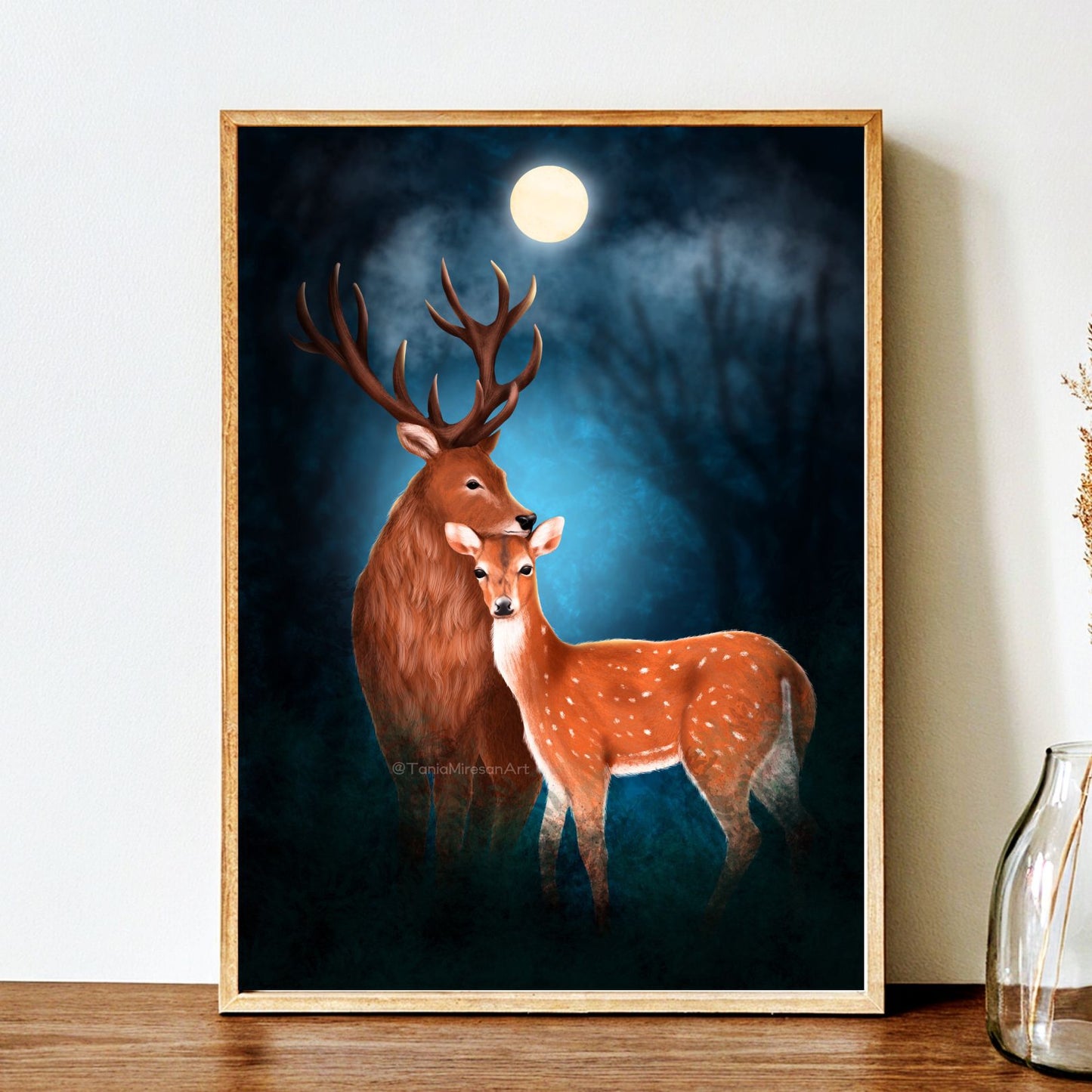 Deer Couple Fine Art Print