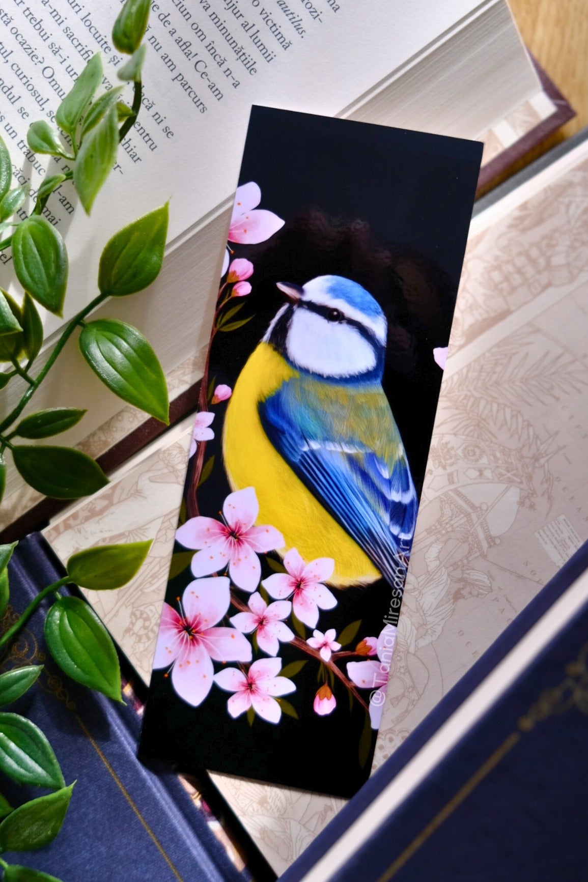 Blue Tit Bookmark