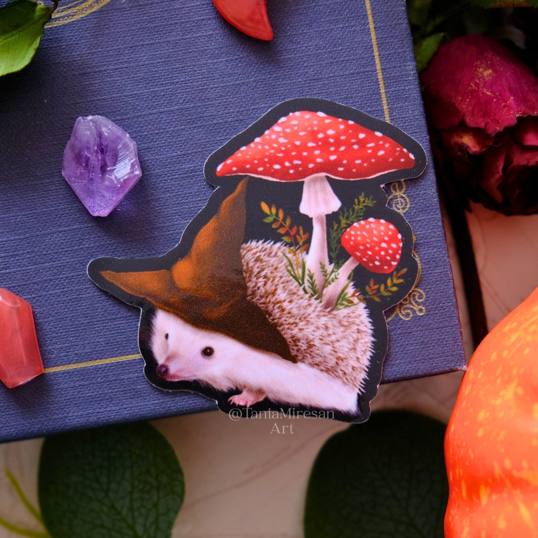 Fall Hedgehog Sticker