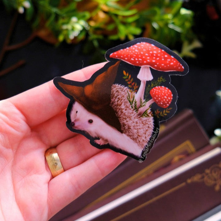 Fall Hedgehog Sticker