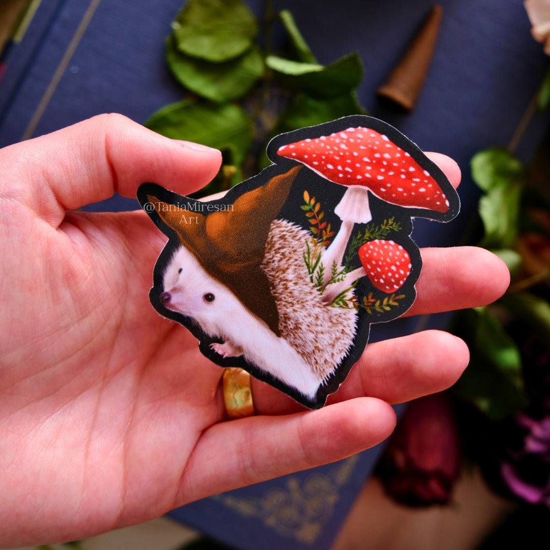 Fall Hedgehog Sticker