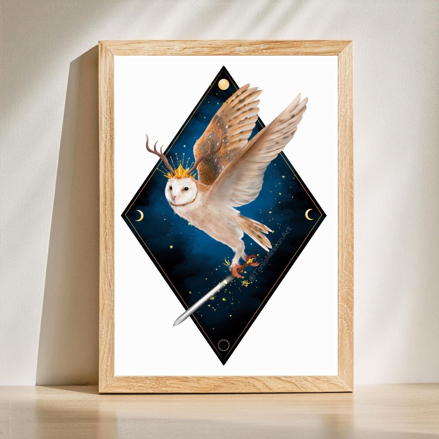 Fantasy Barn Owl Fine Art Print