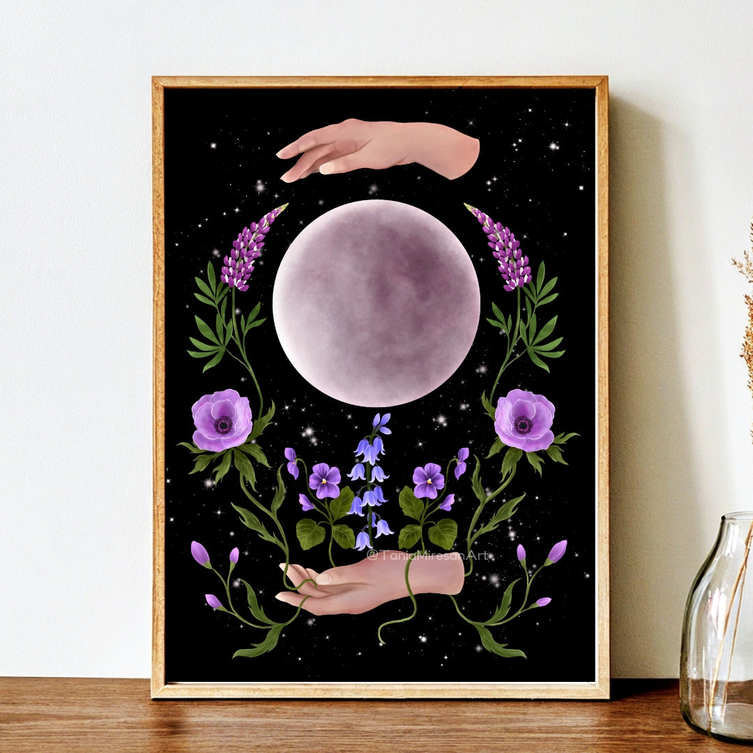 Flower Moon Fine Art Print