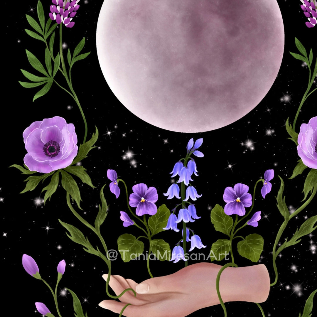 Flower Moon Fine Art Print