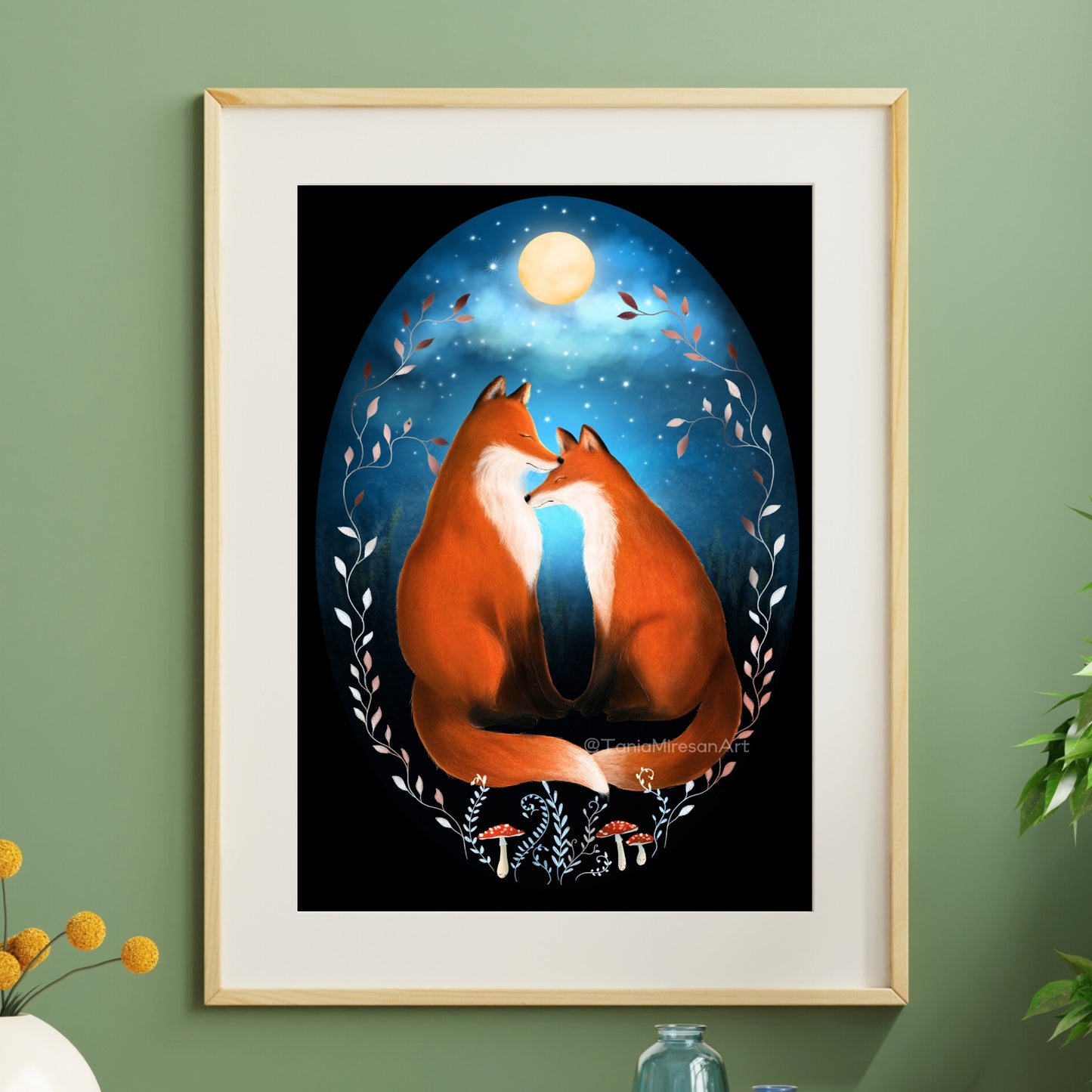 Fox Couple Fine Art Print