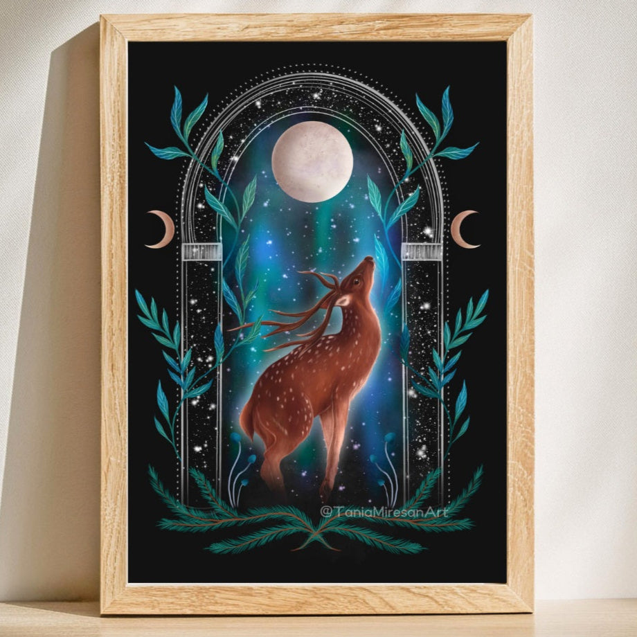 Buck Moon Fine Art Print