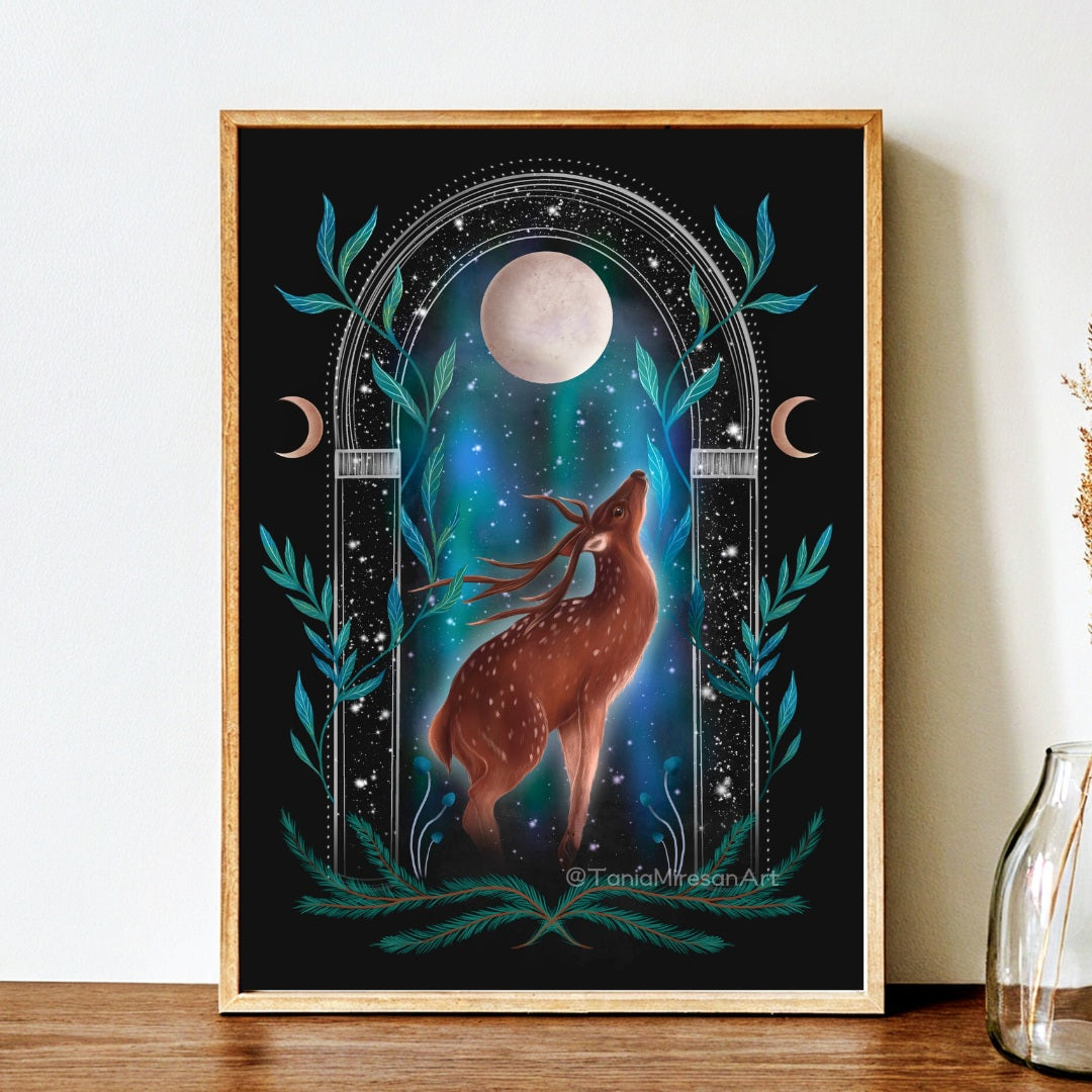 Buck Moon Fine Art Print