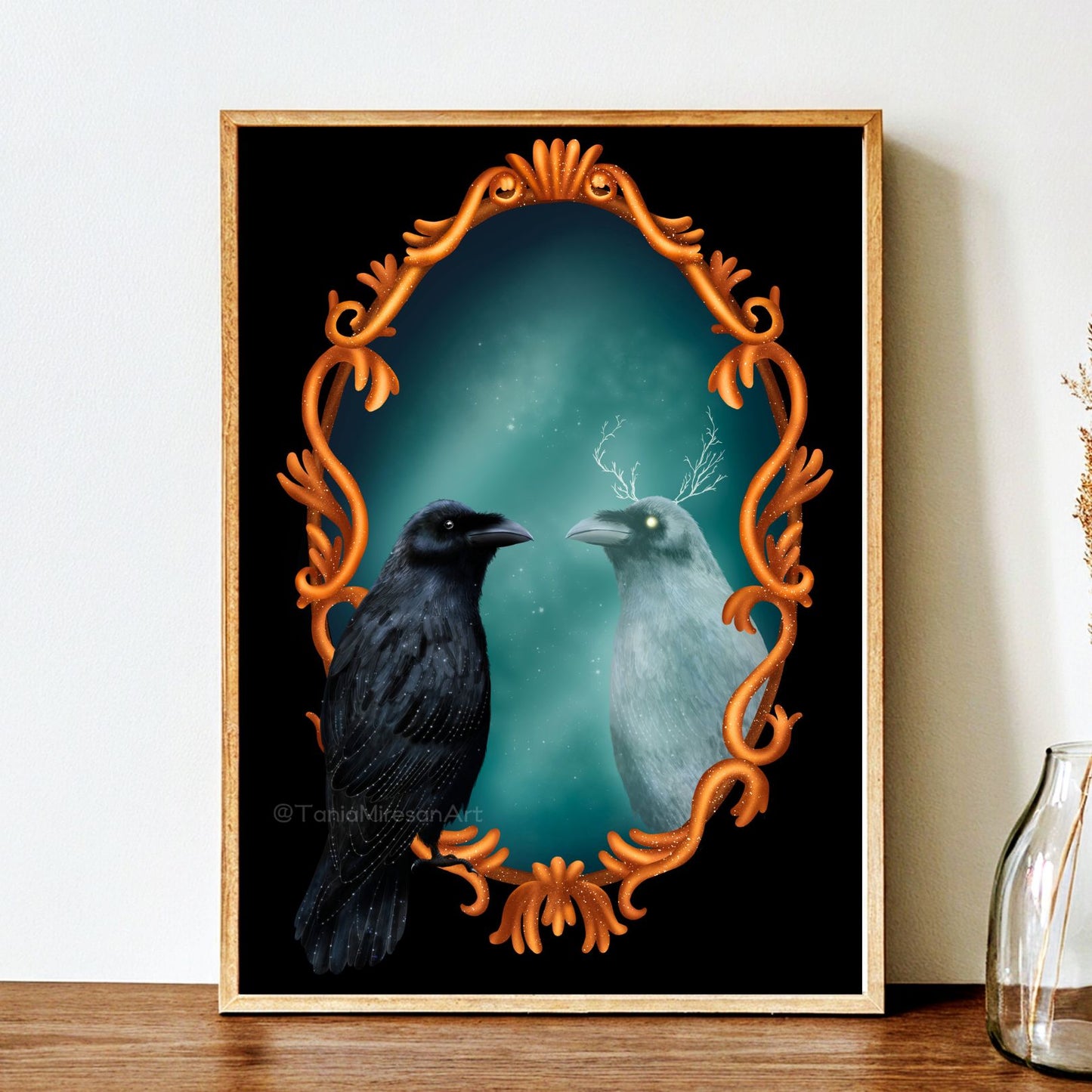 Raven Mirror Fine Art Print