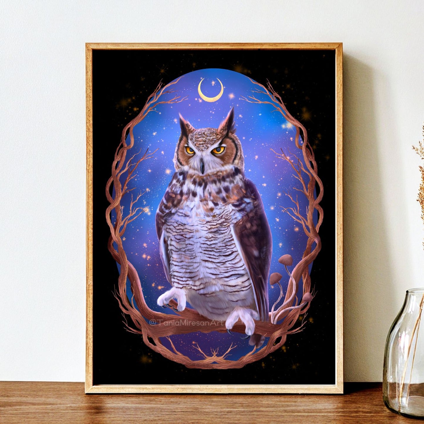 Horned Owl Fine Art Print
