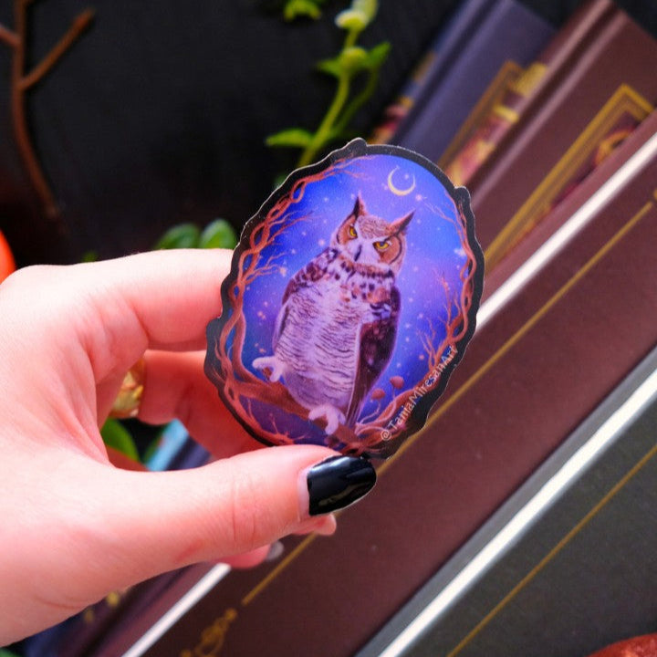 Horned Owl Sticker