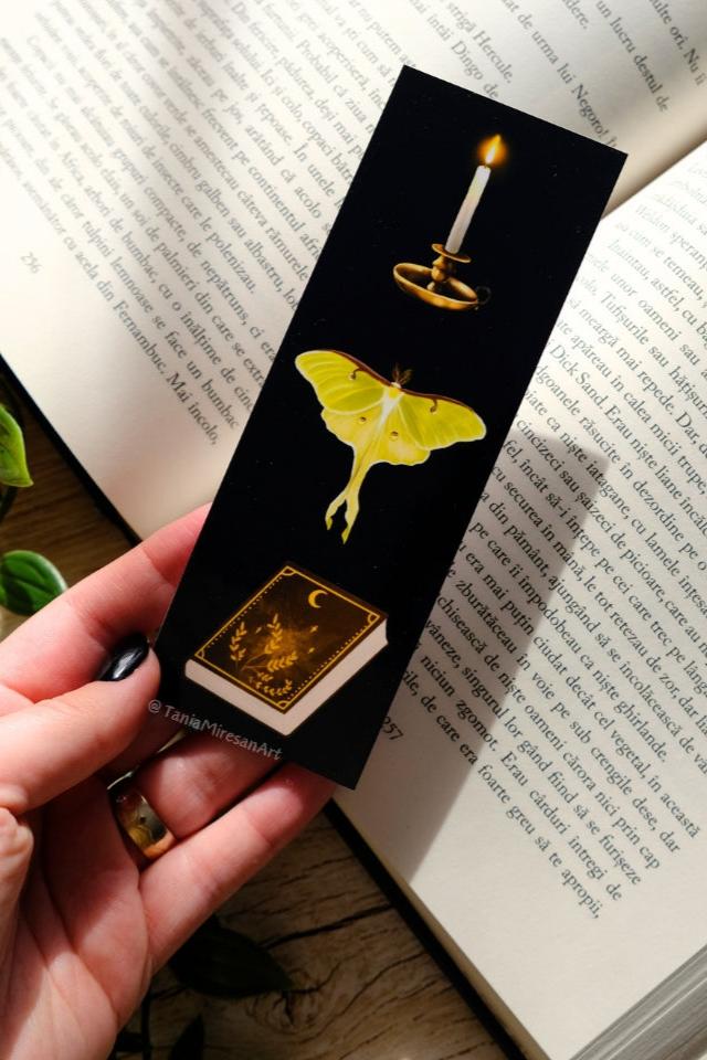 Luna Moth Bookmark 2
