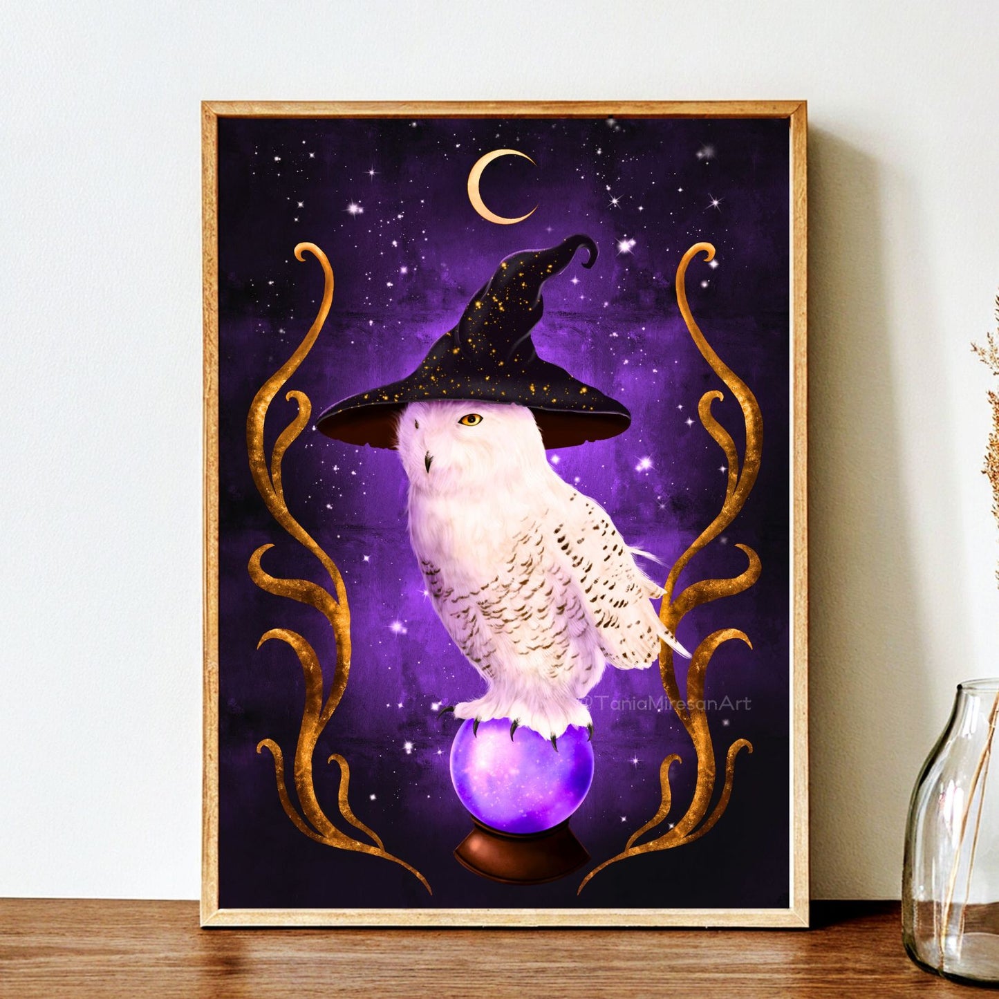 Magic Snowy Owl Fine Art Print