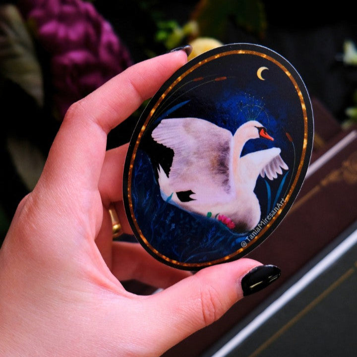Swan Sticker