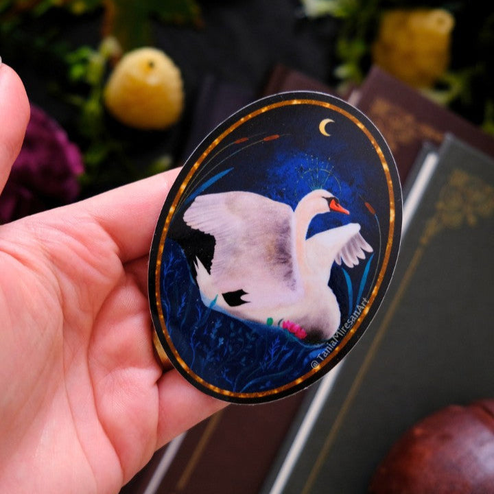 Swan Sticker