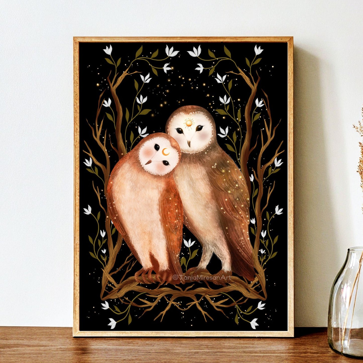Owl Couple Fine Art Print