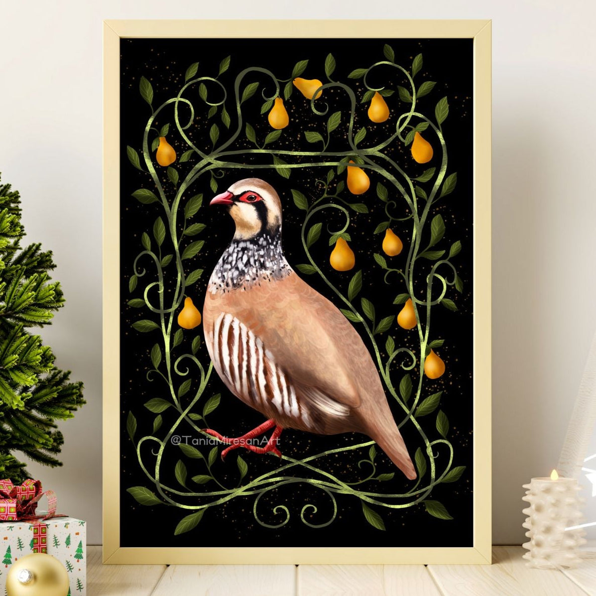 Partridge in a Pear Tree Fine Art Print
