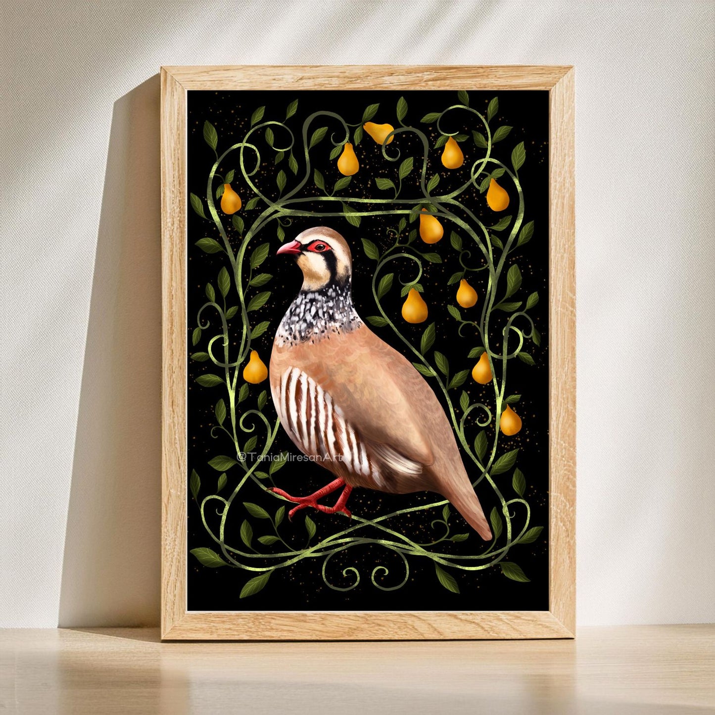 Partridge in a Pear Tree Fine Art Print