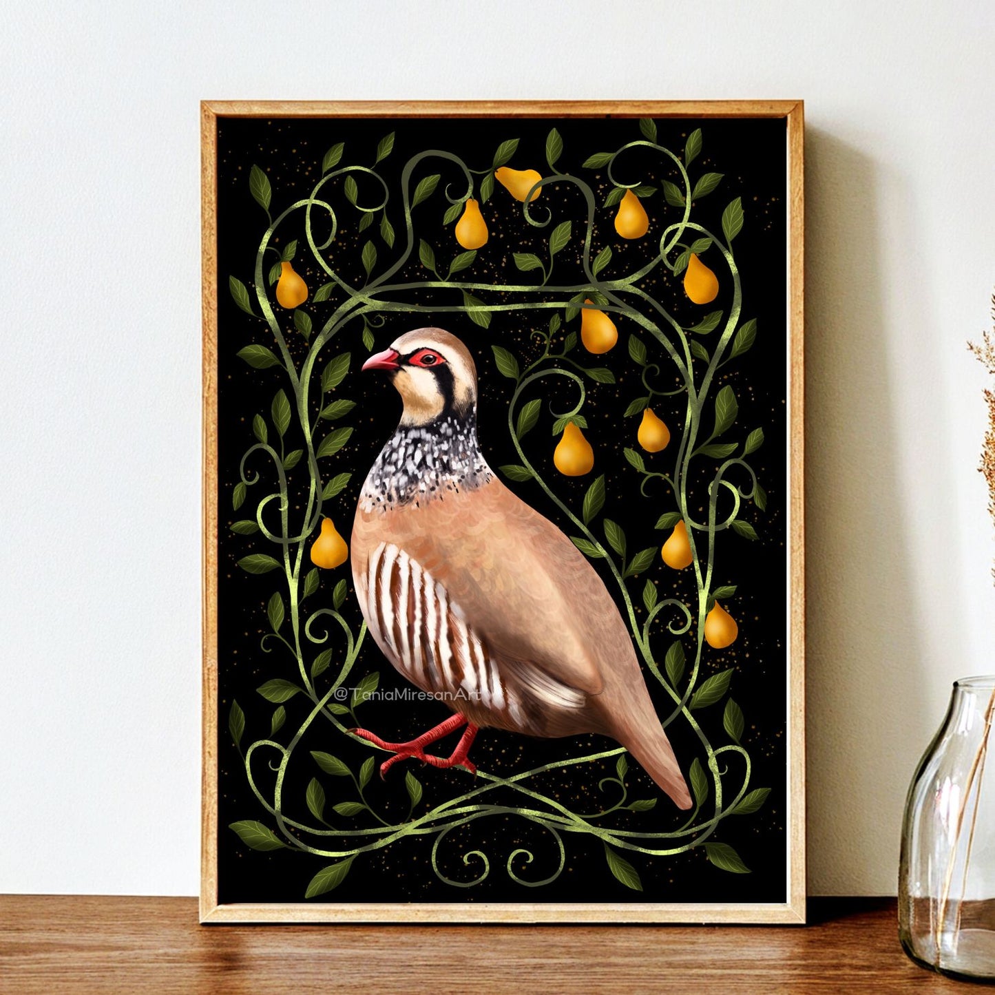 Partridge in a Pear Tree Fine Art Print