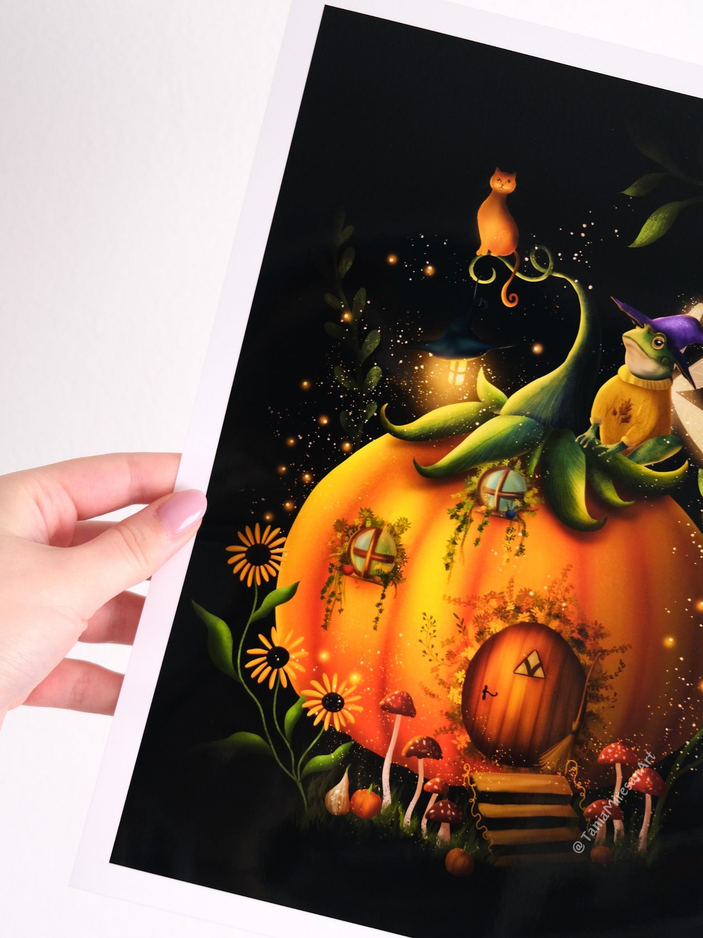Pumpkin House Glossy Print