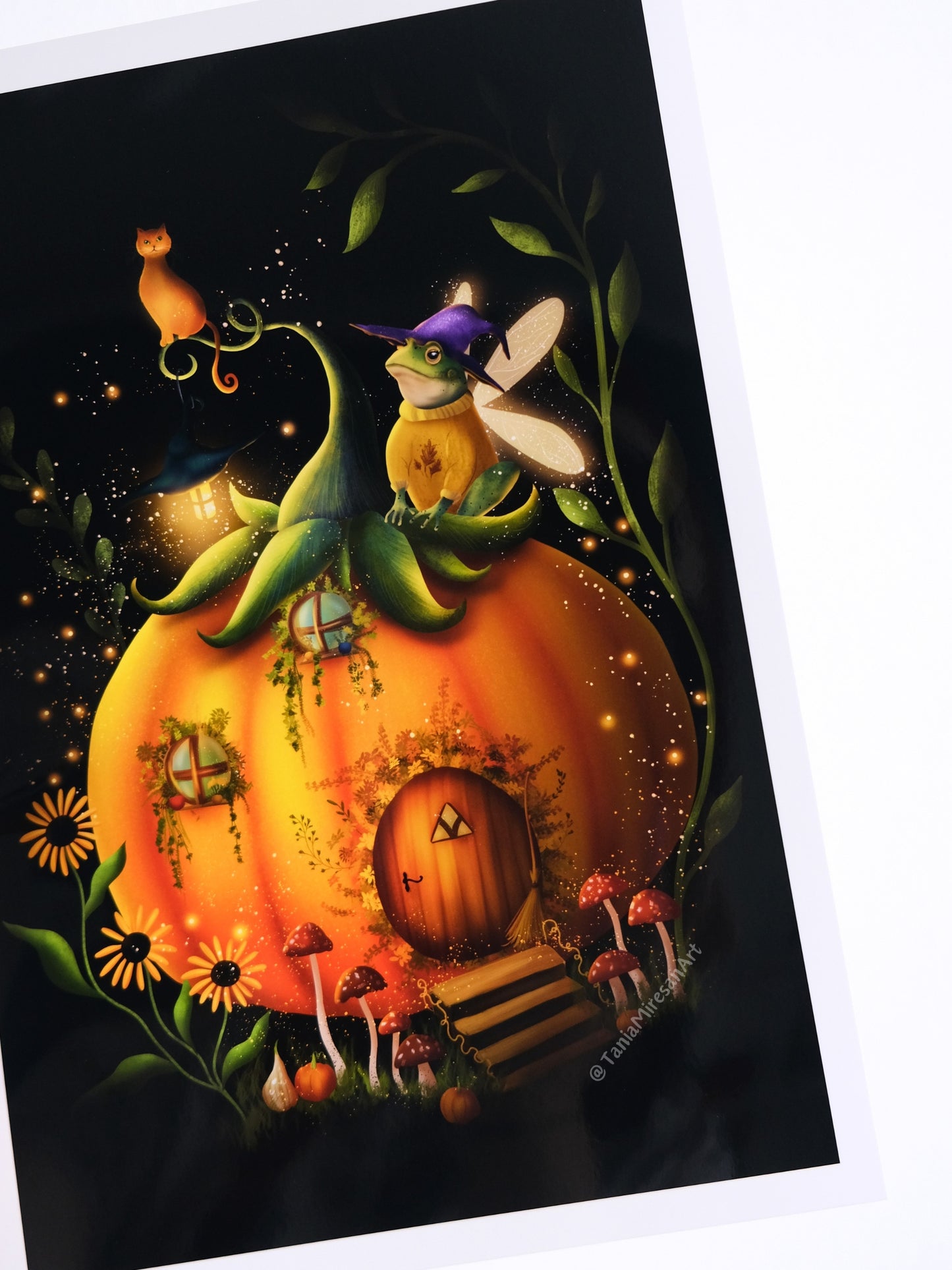 Pumpkin House Glossy Print